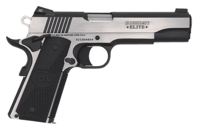 Colt Gov Elite Combat .45 ACP Pistol - Two-Tone, 8+1 Rds