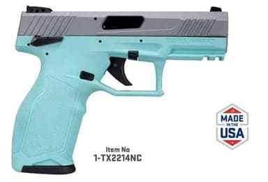 Taurus TX22 Cyan - .22 LR Striker, 16 Rds, Lightweight Precision