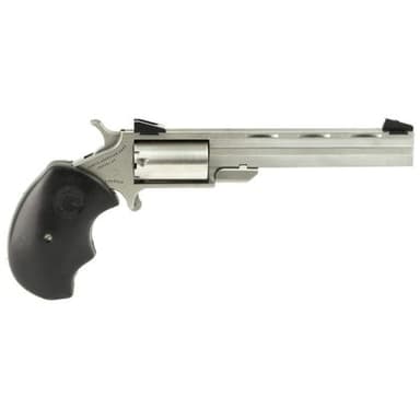 NAA MiniMaster .22 LR/WMR Stainless Revolver - Compact Precision
