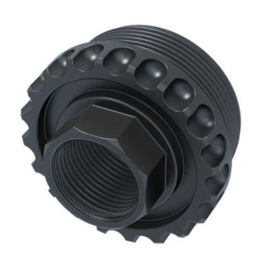 LanTac Adaptable Core Titanium Direct Thread HUB Adapter 5/8x24