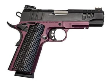 Great Lakes Firearms 1911 9mm 4.25in Black Slide Black Cherry Frame