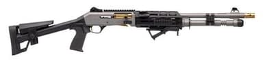 Panzer Arms M4 Pro AL Gray / Gold 12 GA 18.5" Barrel 5-Rounds