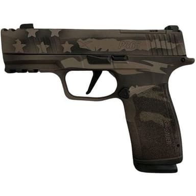 Sig Sauer P365 XMACRO Comp - Stars & Stripes 9mm, 17-Round Cerakote