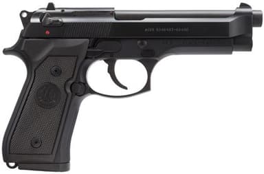 Beretta M9 9mm Pistol - 4.9" Barrel, Ambidextrous Safety