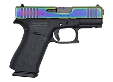 Glock G43X 9mm 3.41in Rainbow PVD