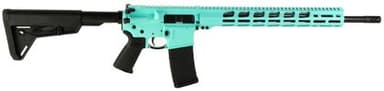 Ruger AR-556 MPR Turquoise 5.56 NATO 18" Optic-Ready Rifle