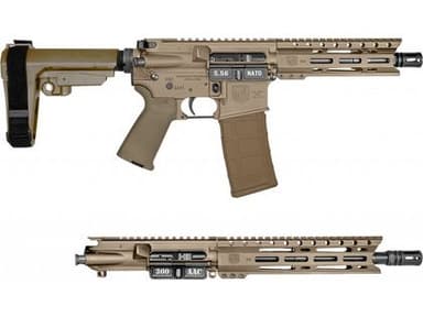 Diamondback DB15 Combo 5.56x45mm / 300 Blackout 7in / 10in Flat Dark Earth