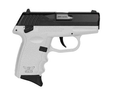 SCCY Industries CPX-4 .380 ACP 2.96in White Frame Black Slide