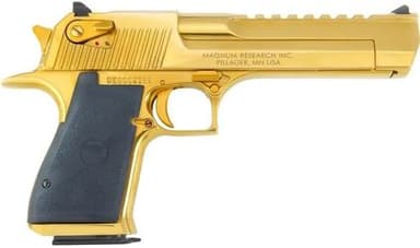 Desert Eagle XIX .50 AE Titanium Gold - Power & Elegance