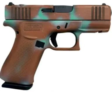 Glock 43X MOS 9mm 3.41in Copper Patina