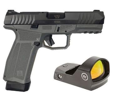Arex Delta X Gray 9mm 4" Barrel 19-Rounds w/ Crimson Trace Red Dot