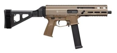Grand Power Stribog SP45A3 Flat Dark Earth .45 ACP 8" Barrel 20-Rounds w/ SBT Brace