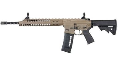 LWRC Six8-A5 Gen 2 Tactical 6.8mm Rifle - Black/FDE, Adjustable Stock