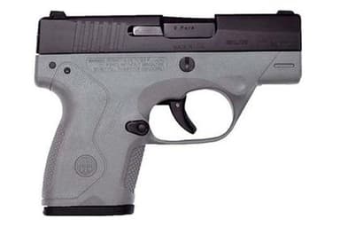 Beretta BU9 Nano Compact 9mm Pistol - Gray/Black, 8-Round