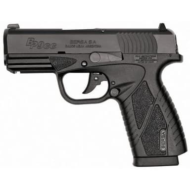 Bersa BP9CC Matte Black 9mm Compact Concealed Carry Pistol