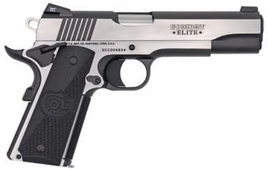 Colt 1911 Combat Elite Gov 9mm - Stainless Steel Night Sights Edition