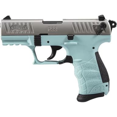 Walther P22 Q Angel Blue .22 LR Semi-Auto Pistol
