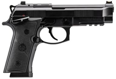Beretta 92GTS 9mm - 4.7" Barrel, 18+1 Rounds, Black Finish