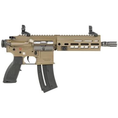 HK416 .22LR Tactical Pistol, FDE, 8.5" Barrel, 20+1 Capacity