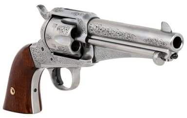 Taylors 1875 Outlaw .45 Colt Revolver - White Engraved Heritage Edition