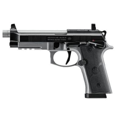 Beretta 92XI SAO Tactical: Elite 9mm, Silver, 5.1" Suppressor-Ready