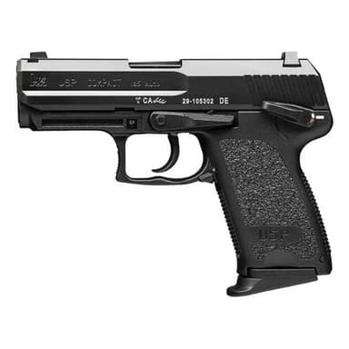 HK USP9 Compact V7 - 9mm DAO, 13+1 Rounds, Black Polymer