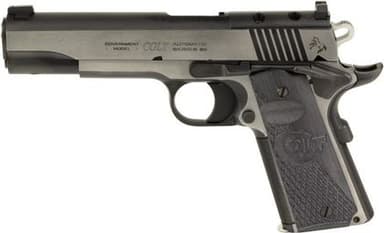 Colt Firearms Combat Elite Government Silver / Black 9mm 5" Barrel 9-Rounds