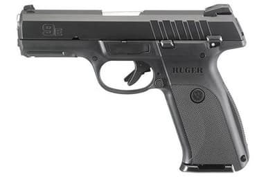 Ruger SR9E Compact 9mm - Ergonomic 17-Round Double Action Pistol