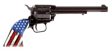 Heritage Rough Rider .22LR Revolver, 6.5" Blued US Flag Grips