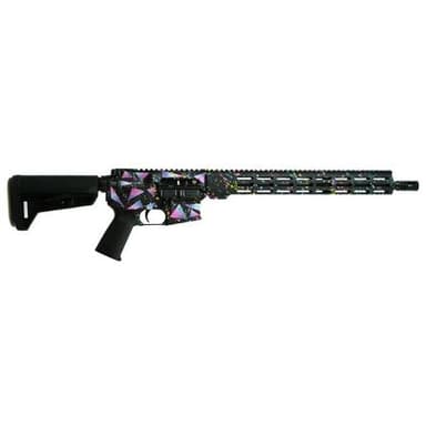 Shark Coast Tactical Retro Miami AR-15 Rifle - 5.56, 16" Barrel