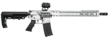 Black Rain Ordnance Spec 15 5.56 NATO 16in Battleworn White