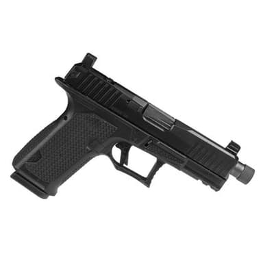 Graphite Slide 9mm Night Sight Pistol - DLC Finish, Light & Tactical