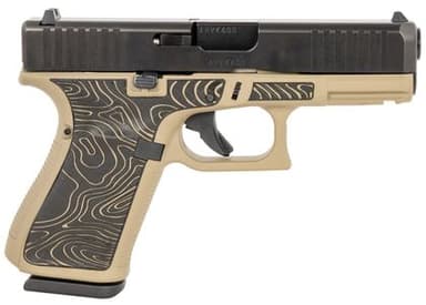Glock G19 Gen5 "Topography" 9mm Compact 15+1 Pistol - Versatile Powerhouse