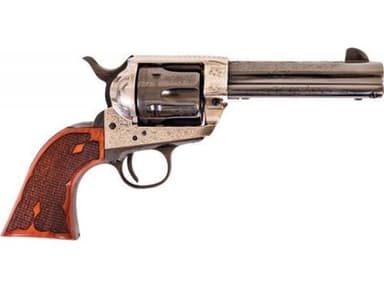 Cimarron Frontier .357 Magnum 4.75in Engraved Silver