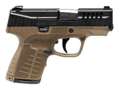 Savage Stance 9mm Micro Compact FDE Pistol with TruGlo Night Sights