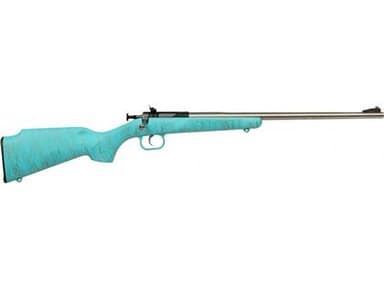Crickett Gen2 Youth .22 LR 16.13in Stainless Blue Gold Webbing