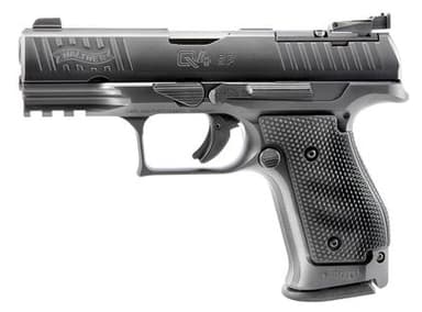 Walther PPQ Q4 Tactical 9mm Steel - Optics Ready Precision Pistol