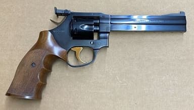 Manurhin MR32: Classic Blued .32 S&W Revolver, 6" Barrel, 6 Rds