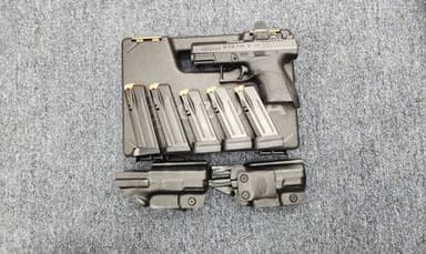 CZ P-10 S 9mm Optics Ready Compact Pistol - Black