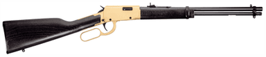 Rossi Rio Bravo .22 LR Lever Rifle - Black/Gold, 15+1 Capacity