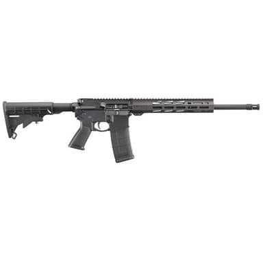 Ruger AR-556 - 5.56 NATO Semi-Auto Rifle w/ Adjustable Stock, Black