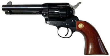 Cimarron Pistoleer .45 Colt Revolver - 4.75" Blued Walnut Classic