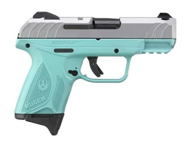 Ruger Security-9 Compact, 9mm Turquoise Silver Pistol
