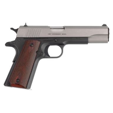 Colt Government 1911 .45 ACP 5in Two-Tone Rosewood Grips