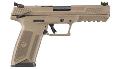 Ruger 57 Desert Earth Semi-Auto Pistol, 5.7x28, 20+1 Capacity