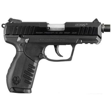 Ruger SR22 Compact .22 LR Pistol - 10rd DA/SA, Black Finish