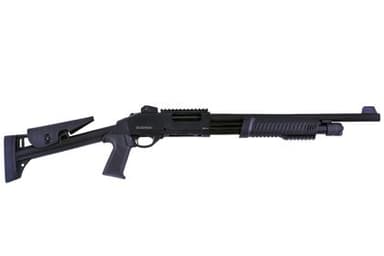 Dickinson TAC-4 Pump Shotgun 12GA - Compact Matte Black Defender
