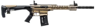 GFORCE GF25 Bronze Tactical 12GA Semi-Auto Shotgun with Flag Design