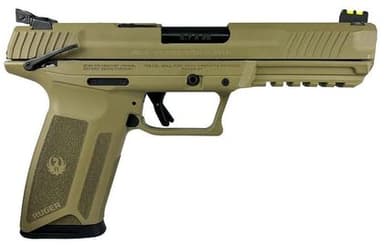 Ruger 57 FDE 5.7x28mm High-Capacity Semi-Auto Handgun