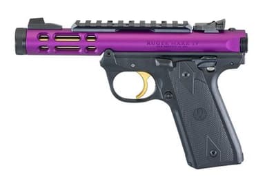 Ruger Mark IV 22/45 Lite Purple .22 LR Pistol - Lightweight Precision